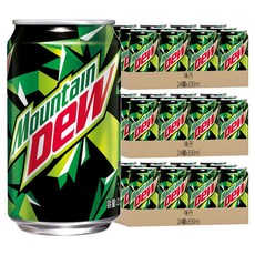 味丹 Mountain Dew 激浪 汽水, 330ml, 72罐