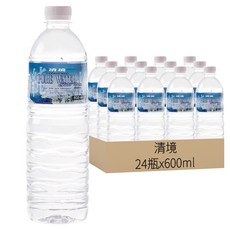 清境 純水, 600ml, 24瓶