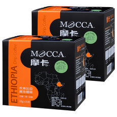 MOCCA 摩卡 衣索比亞濾掛咖啡, 10g, 15包, 2盒