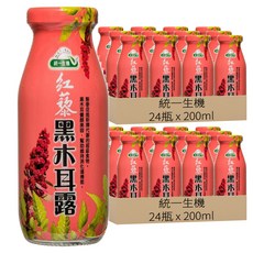 統一生機 紅藜黑木耳露, 200ml, 48瓶