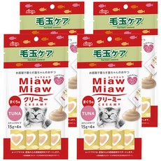 MIAWMIAW 妙喵肉泥, 8號 化毛, 60g, 4袋