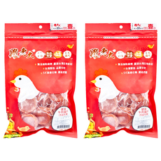 雞老大 健腸牛肉圓片(含益生菌) 全犬種用, 140g, 2包