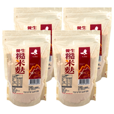 池上鄉農會 糙米麩 (300g/包) - 養生沖調飲品 天然無添加 台灣製造, 4包