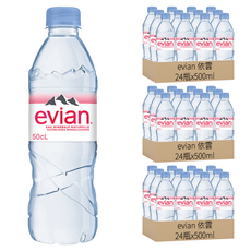 evian 依雲 天然礦泉水, 500ml, 72瓶