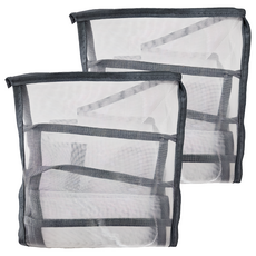 加大床單外套分格收納袋 加大7格 灰色, 47 x 33 x 22cm, 2個