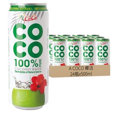 A COCO 椰活 純椰子水, 500ml, 24瓶