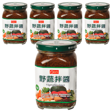 康健生機 野蔬拌醬, 嚴選新鮮本土蔬果, 全素調味料與葡萄籽油, 380g, 5罐