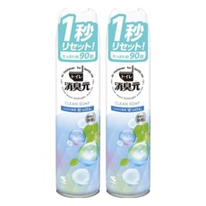 KOBAYASHI 小林製藥 消臭元 浴廁芳香噴霧, 柔軟皂香, 280ml, 2瓶