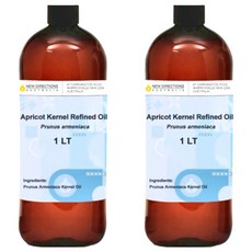 NEW DIRECTIONS 新方向 基底油/按摩油/保濕油/基礎油/杏桃核仁油, 2個, 1L