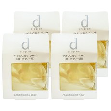 d program 敏感話題 潔膚皂, 4個, 100g
