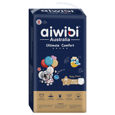 aiwibi 愛薇彼 夜用甄柔瞬吸 褲型尿布 6~11kg, M, 48片