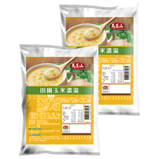 馬玉山 田園玉米濃湯, 1kg, 2個
