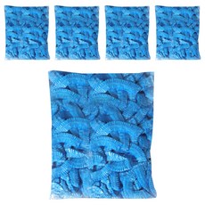 加厚拋棄式多用途保鮮膜 藍色 13 x 2.5cm 43cm 彈力束口設計 適用各種尺寸碗盤, 5包