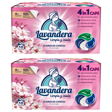 La Antigua Lavandera 4合1洗衣球 櫻花, 10顆, 2盒