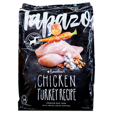 Tapazo 成犬低敏火雞配方 凍乾三重奏 雞肉 無穀乾糧+凍乾, 6.8kg, 1袋