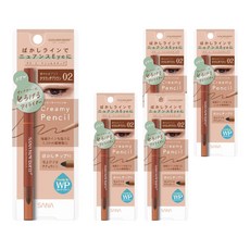 SANA 莎娜 New Born 絲滑魅柔眼線筆, 02 焦糖棕, 5件