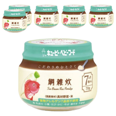kewpie 極上嚴選 米粥 KA-7 7個月以上, 70g, 野菜雕魚, 6罐