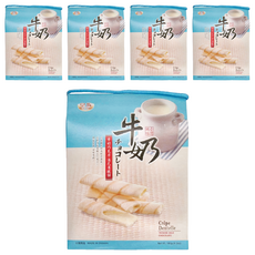 ROYAL FAMILY 皇族 手提法式薄脆餅, 台灣牛奶巧克力口味, 180g, 5盒