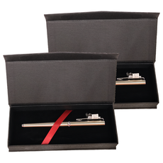 Pentel 飛龍文具 鋼珠筆 金屬軸, 商務人士首選，金屬光澤耀眼，0.8mm筆尖, 黑色, 2盒