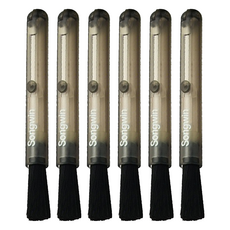 Songwin 尚之宇 除塵伸縮小筆刷, 6支, 黑色