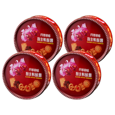 掬水軒 丹麥酥餅禮盒 450g, 丹麥芝麻蛋黃酥 + 丹麥椰子酥 + 丹麥奶油餅 + 丹麥斯納普西點 + 丹麥奶油西點 + 丹麥可可西點, 4盒