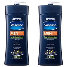 Vaseline 凡士林 男士專用快速吸收潤膚乳液 450ml, 2瓶