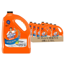 Mr Muscle 威猛先生 廚房清潔劑, 3.785L, 8桶