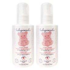 Babycoccole 寶貝可可麗 寶寶液態爽身粉, 125ml, 2瓶