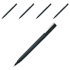 Uni 三菱 PIN03-200代用針筆 黑, 5入