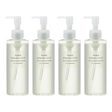 MUJI 無印良品 台灣公司貨 溫和卸妝油, 200ml, 4瓶