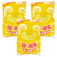 乖乖 彎的脆果 狠大包 煉乳口味, 75g, 3包