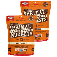 Primal Pet Foods 原獵生食 成犬用凍乾主食磚, 牛肉, 156g, 2包