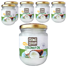 GOODSOME 好東西 斯里蘭卡原裝進口第一道冷壓椰子油 225ml, 6罐