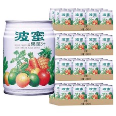 波蜜 30%還原蔬果汁, 240ml, 96罐