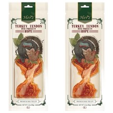 Herz 赫緻 8字骨 狗零食 L, 火雞筋雞肉, 100g, 2個