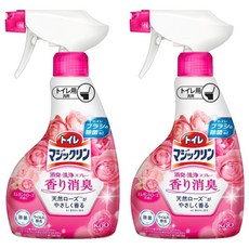 Kao 花王 Magiclean 魔術靈 廁所除臭清潔噴霧 優雅玫瑰, 350ml, 2瓶