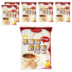 貝妮 黑糖味奶茶粉, 直接沖泡，省力省時，層次香濃風味，通過SGS食品生菌數檢驗, 1kg, 1包, 6包