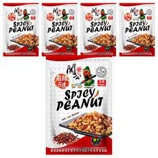 關公麻辣花生, 5個, 100g