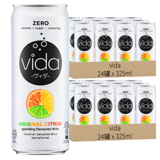 DyDo Vida氣泡飲 柑橘味, 325ml, 48罐