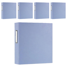 珠友文化 大強力夾 A4 右上, 柔紫色, 5本