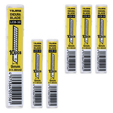 小美工刀用替刃 透明軟盒 LCB-30 LB30N/-1MIC 10片, 6盒