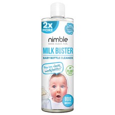 Nimble 靈活寶貝 Milk Buster 奶瓶清潔劑 補充瓶 植物基底配方, 400ml, 1瓶