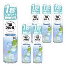 KOBAYASHI 小林製藥 消臭元 浴廁芳香噴霧, 柔軟皂香, 280ml, 6瓶