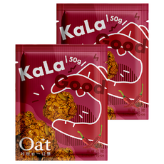 Oat+ 燕麥一口酥 麻辣花椒口味, 50g, 2包