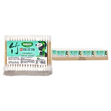 奈森克林 竹軸棉花棒 200支 家用 美妝 清潔, 12包