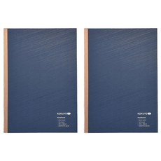KOKUYO 國譽 ME 筆記本 30枚 B罫 A5 7512, 紺藍, 2本