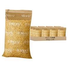 Nice u 毛樂趣 除臭永續稻殼豆腐貓砂 865g 無香 天然環保材質 有效除臭 易清理, 12包