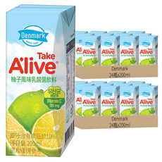 Denmark Take Alive 柚子風味乳酸菌飲料, 200ml, 48瓶