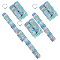 德德小品集 套裝紙膠帶 Set, 10卷入, 20mmX3m/1卷, 15mmX3m/1卷, 10mmX3m/1卷, 5mmX3m/1卷, 計畫清單, 3捲