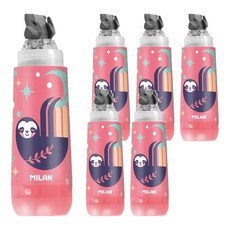 MILAN 360o 零死角修正帶 樹懶抱抱, 櫻桃粉, 6個